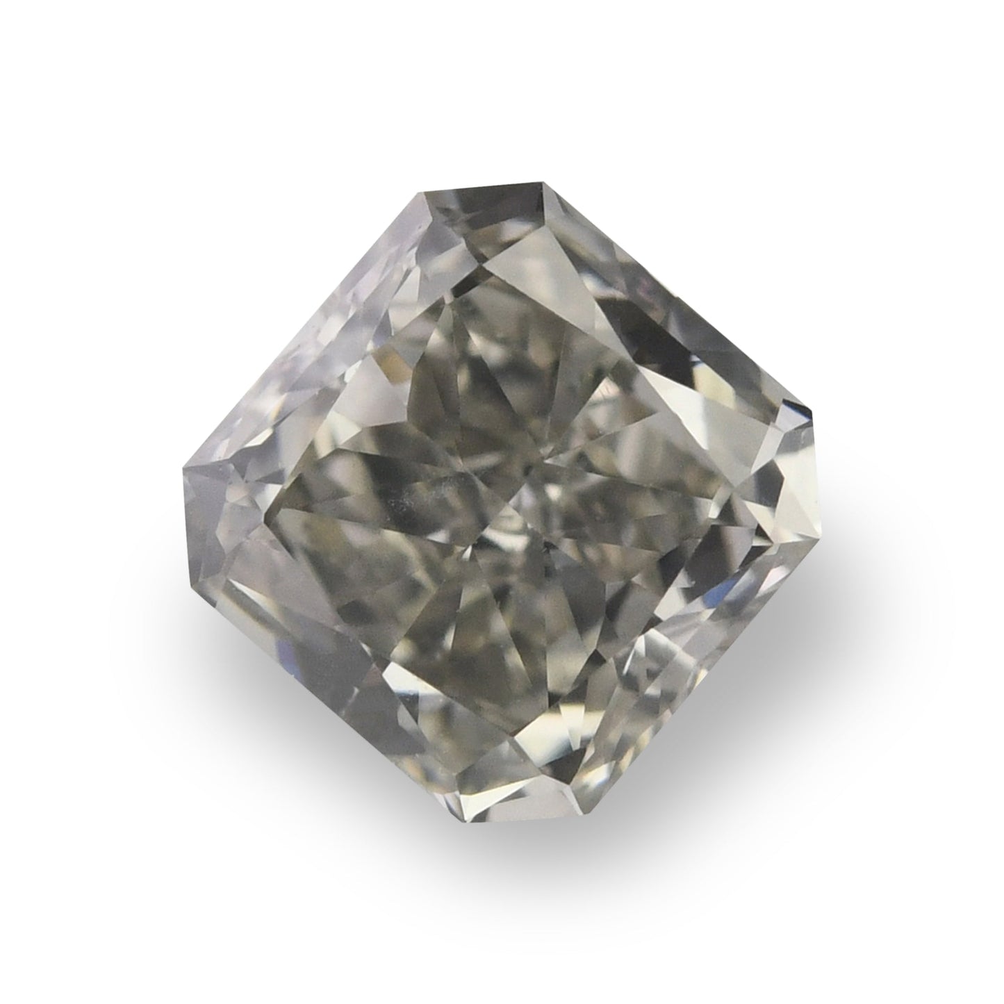 0,47 Karat Fancy Light Gray Radiant Diamant VS2 GIA