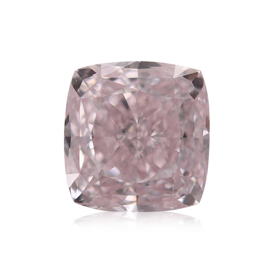 0.72 Carat Light Pink Cushion Diamond VVS2 GIA