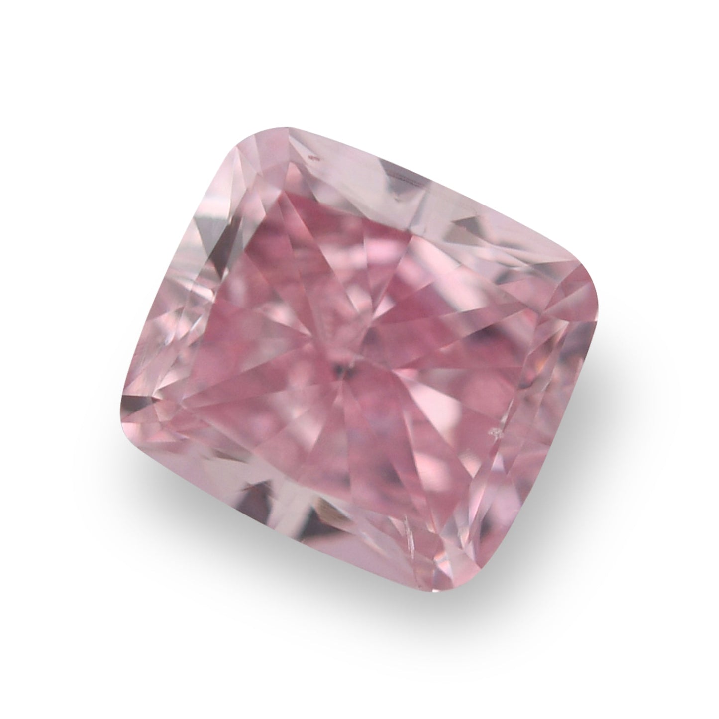 0,30 Karat Fancy Intense Purplish Pink Cushion Diamond SI1 GIA