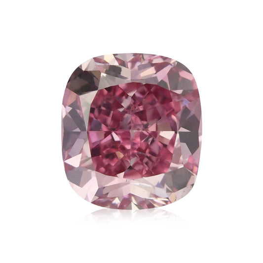0,51 Karat Fancy Vivid Purplish Pink Cushion Diamant VS2 ARGYLE & GIA