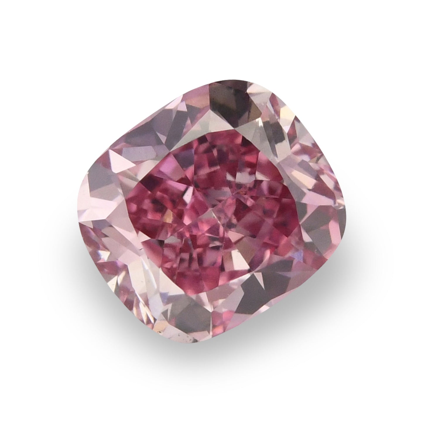 0,51 Karat Fancy Vivid Purplish Pink Cushion Diamant VS2 ARGYLE & GIA