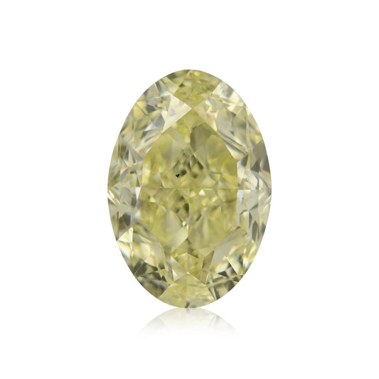 1,01 Karat Fancy Light Yellow Ovaler Diamant VS2 GIA
