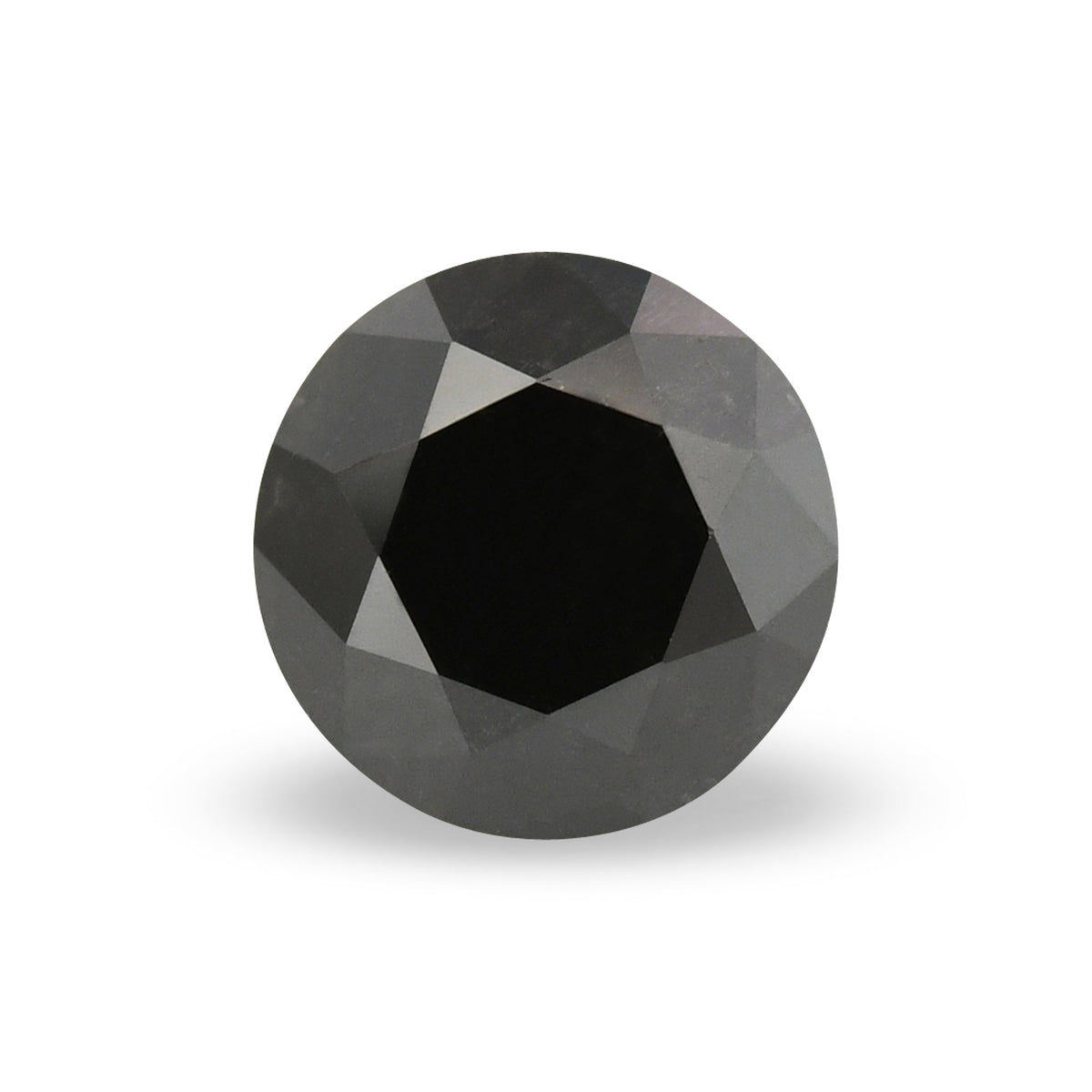 0,69 Karat Fancy Black Brillant Diamant, GIA-zertifiziert