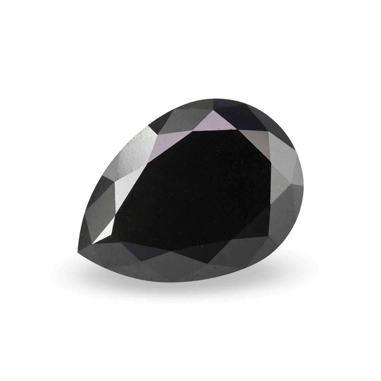 1,41 Karat Fancy Black Pear Diamond GIA