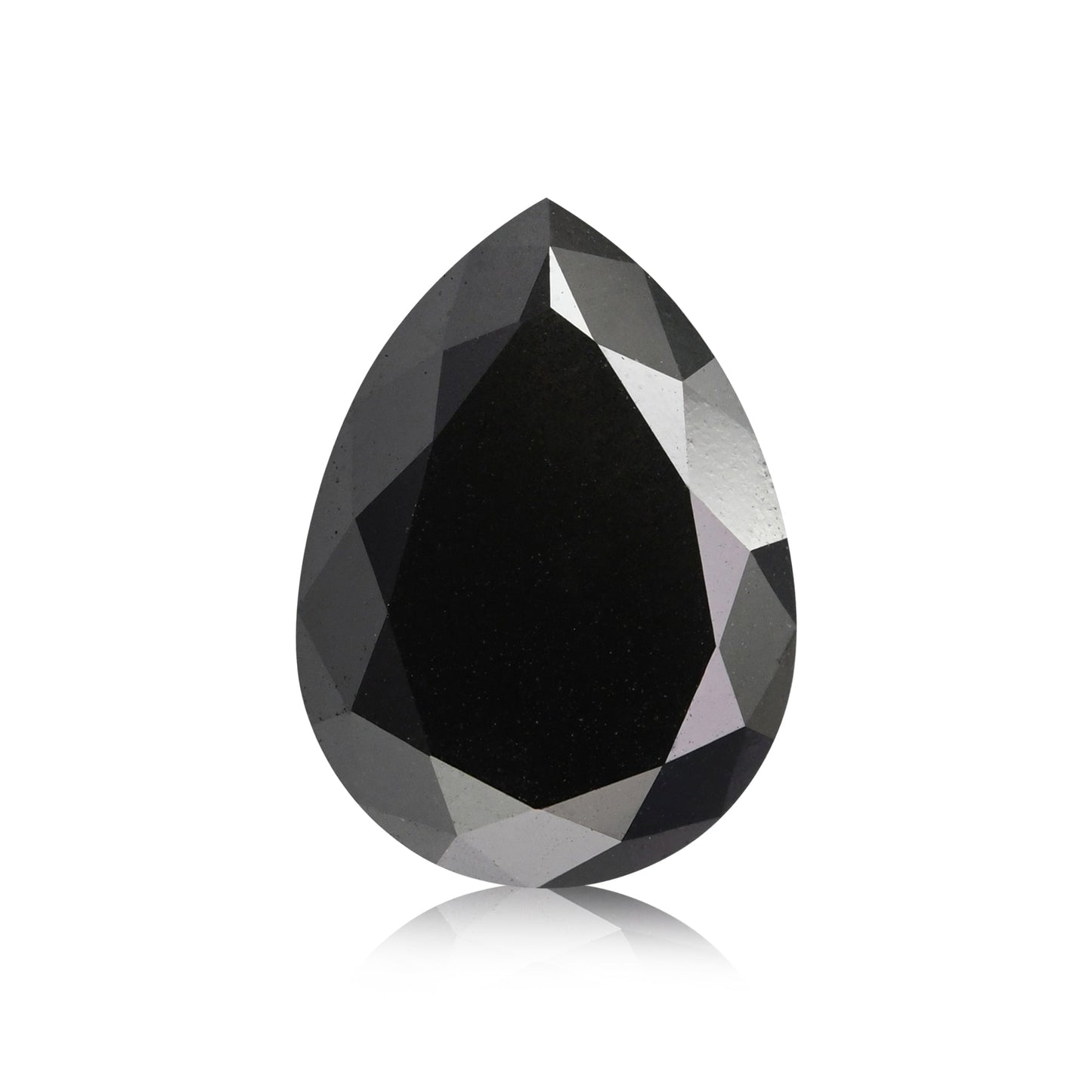 1,41 Karat Fancy Black Pear Diamond GIA