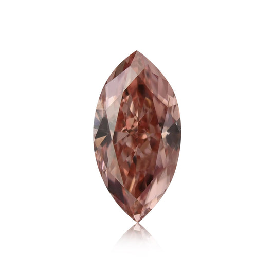 0,30 Karat Fancy Intense Orange Pink Marquise-Diamant I1 GIA