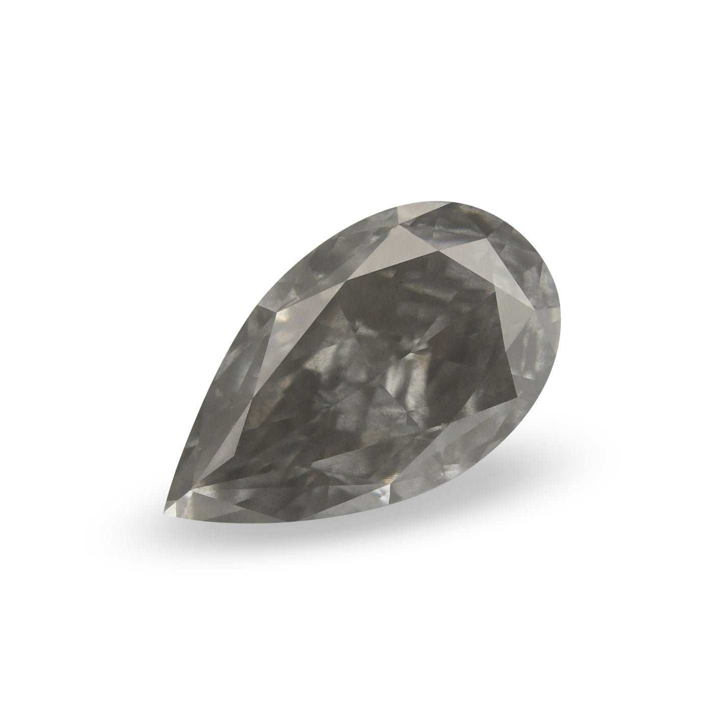 1,04 Karat Fancy Gray Birnenförmiger Diamant I1 GIA