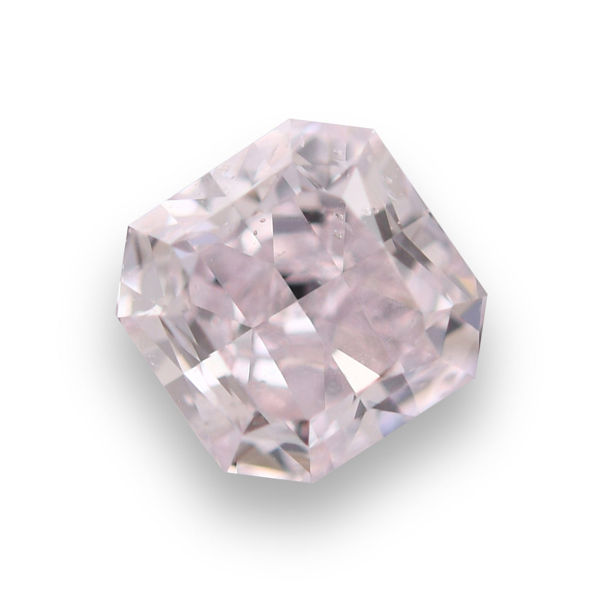 0.31 Carat Faint Pink Radiant Diamond SI2 GIA