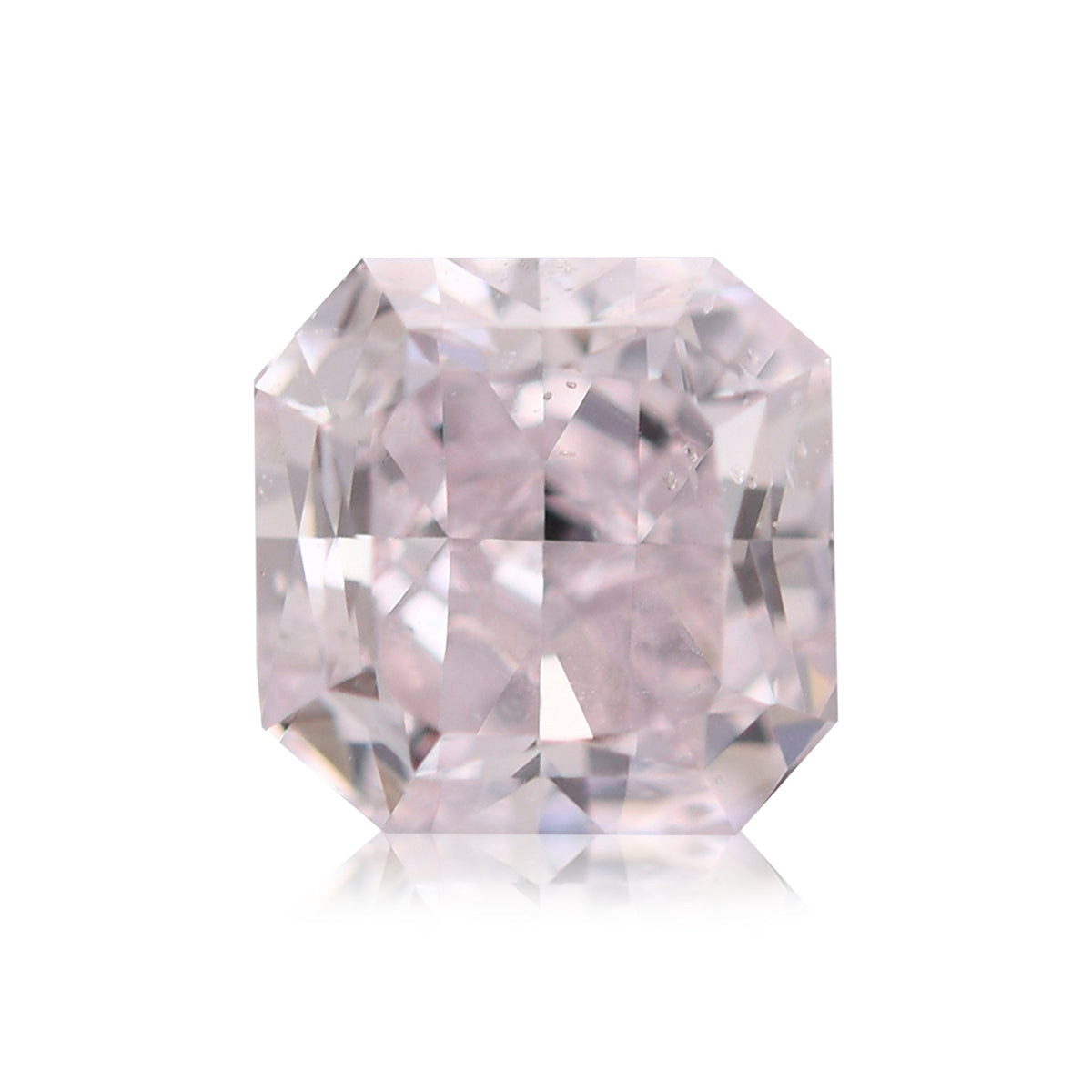 0.31 Carat Faint Pink Radiant Diamond SI2 GIA