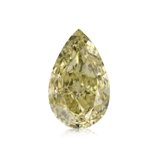 2,50 Karat Fancy Brownish Yellow Birnear Diamond VS2 GIA