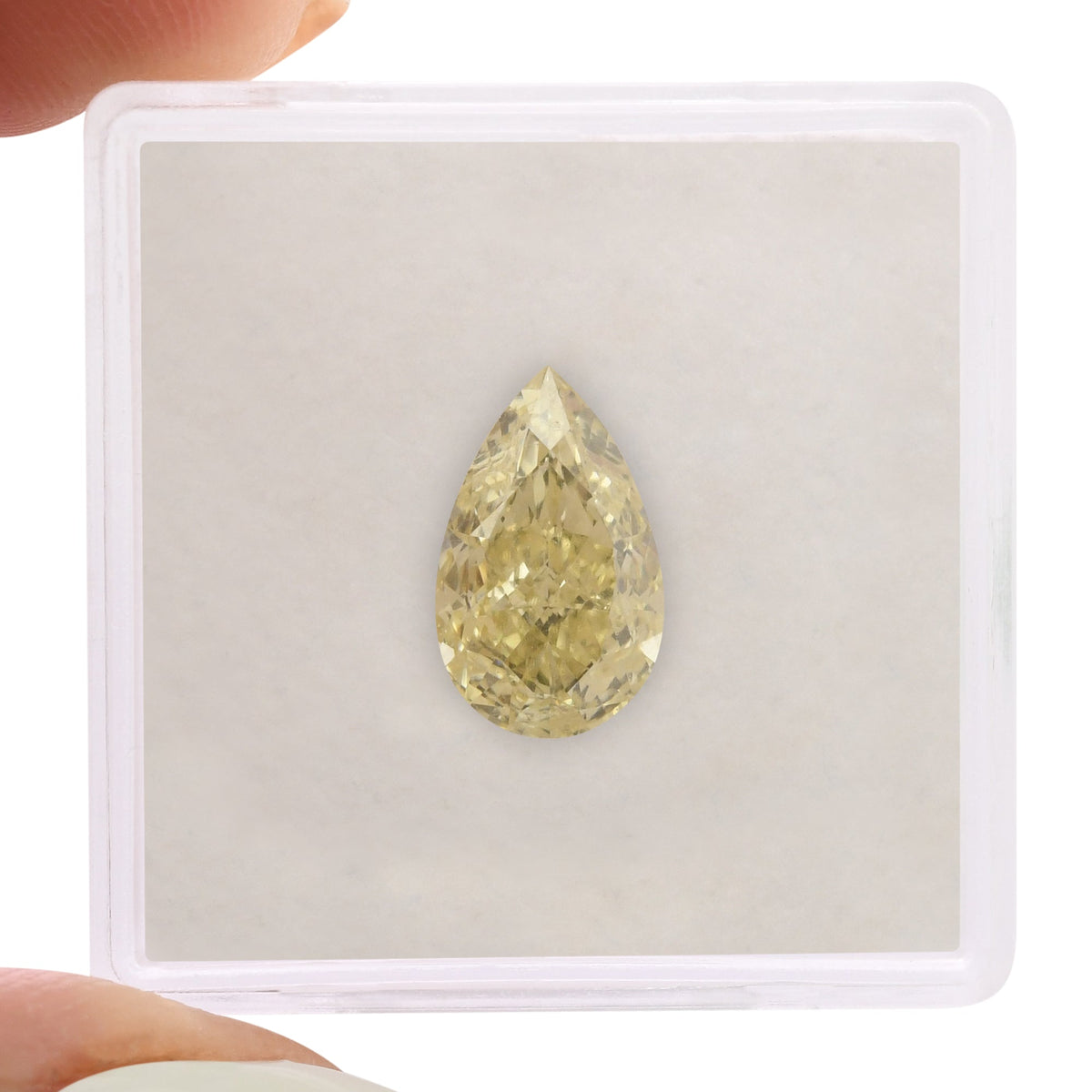 2.50 Carat Fancy Brownish Yellow Pear Diamond VS2 GIA