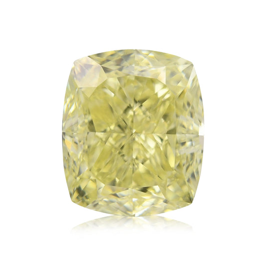 2,51 Karat Fancy Yellow Cushion Diamond VS1 GIA