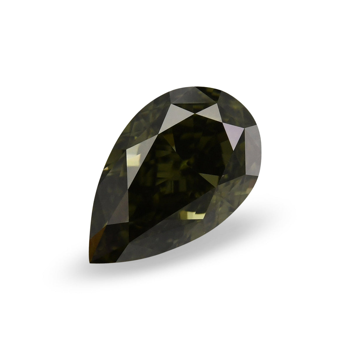 Birnenförmiger Diamant | 1,22 ct | Dunkelgrau-Gelbgrün | VS1 | GIA | Ref. 629335