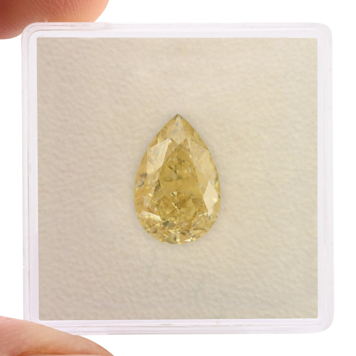 3,51 Karat Fancy Brownish Yellow Birnear Diamond VS2 GIA