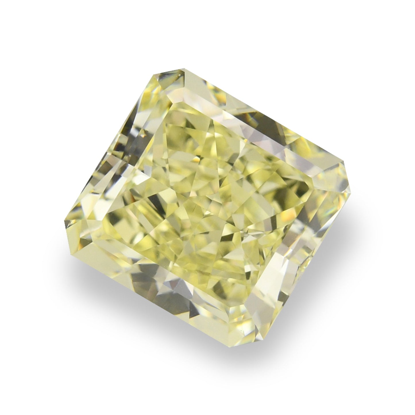 5,46 Karat Fancy Light Yellow Radiant VS1 GIA