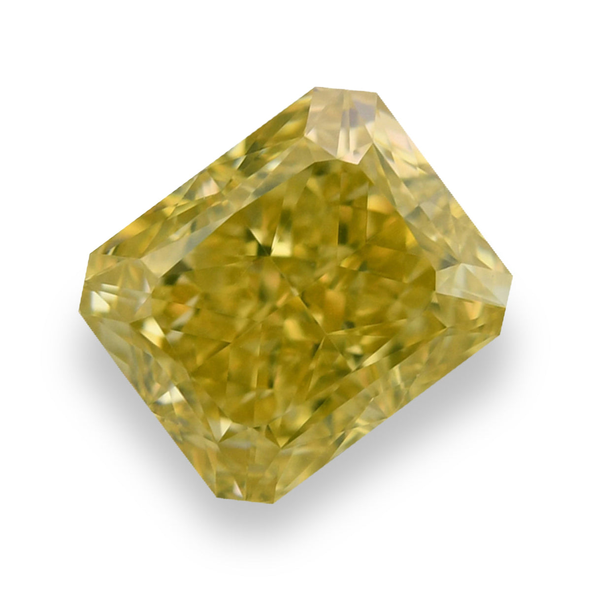 1,21 Karat Fancy Deep Yellow Radiant Diamant VS1 GIA