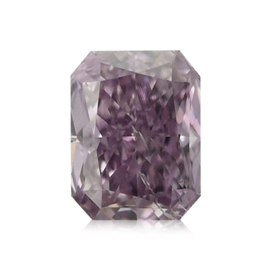 0,25 Karat Fancy Intense Pink Purple Radiant Diamant I1 GIA