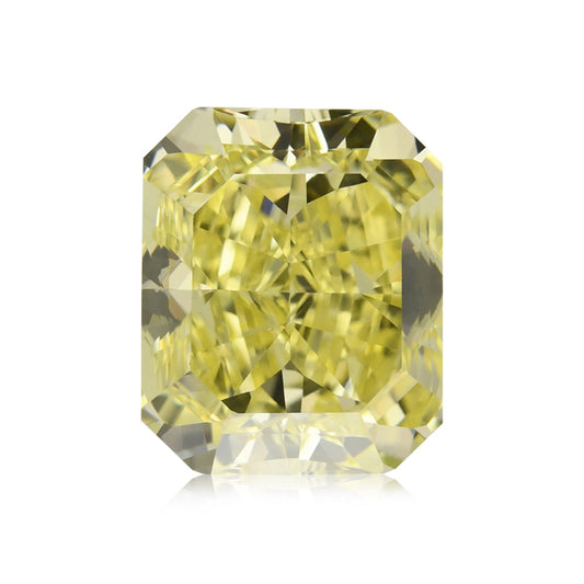 4,09 Karat Fancy Intense Yellow Radiant IF GIA