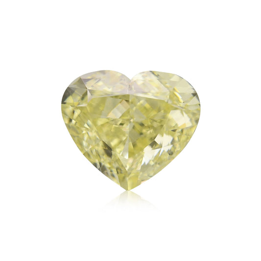 1,50 Karat Fancy Light Yellow Heart Diamant VS1 GIA