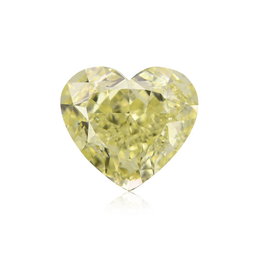 2,33 Karat Fancy Light Yellow Heart Diamant VS1 GIA