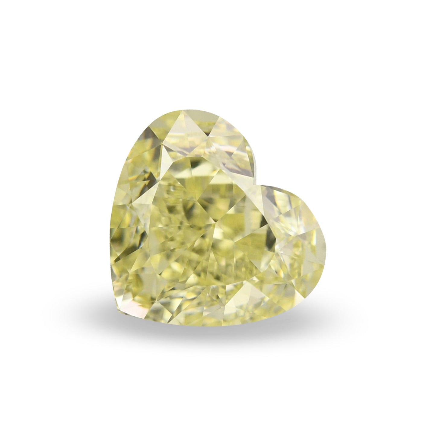 2,33 Karat Fancy Light Yellow Heart Diamant VS1 GIA