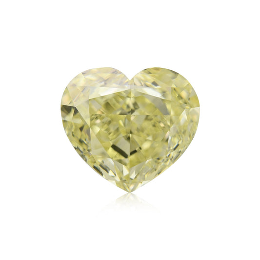 2,46 Karat Fancy Yellow Heart Diamant VVS2 GIA