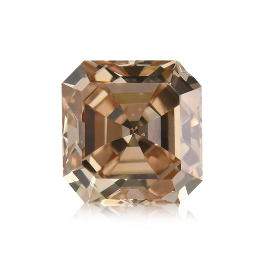 1,19 Karat Fancy Brown Pink Asscher Diamant SI2 GIA