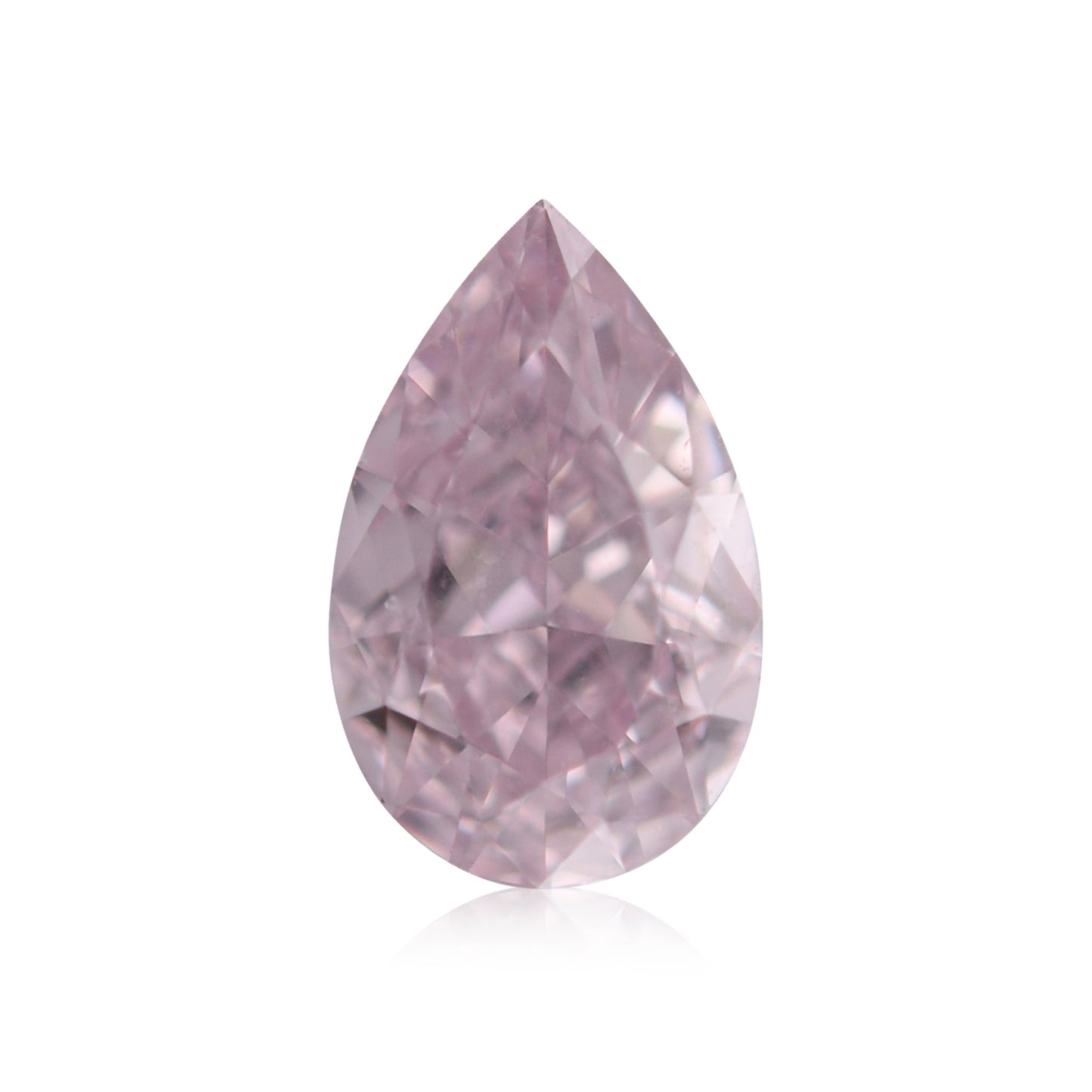 0,32 Karat Fancy Purple Pink Birnenförmiger Diamant VS2 GIA