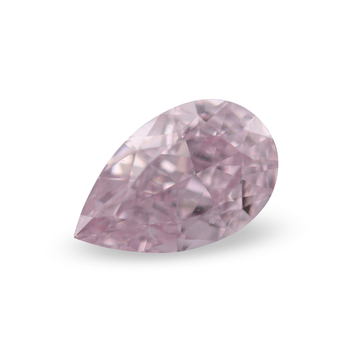 0,32 Karat Fancy Purple Pink Birnenförmiger Diamant VS2 GIA