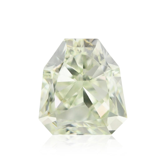 1,00 Karat Fancy Yellowish Green Shield-Cut Diamant VS2 GIA