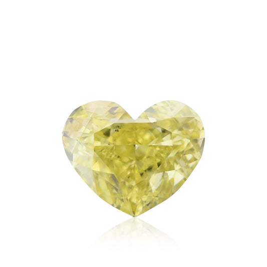 1,11 Karat Fancy Brownish Greenish Yellow Heart Diamant SI2 GIA