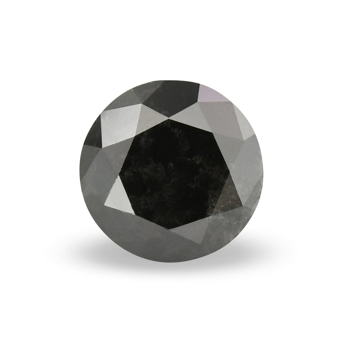 0,68 Karat Fancy Black Brillant Diamant, GIA-zertifiziert