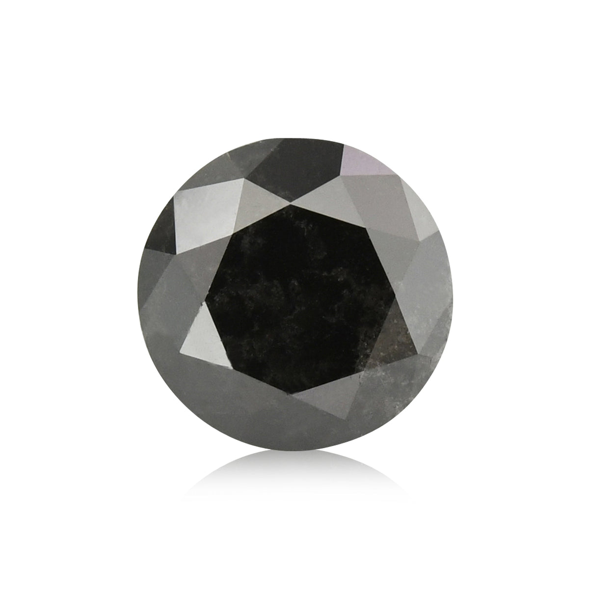 0,68 Karat Fancy Black Brillant Diamant, GIA-zertifiziert