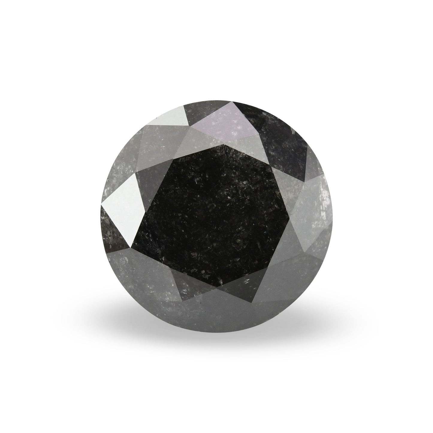 1,35 Karat natürlicher schwarzer runder Diamant (GIA)