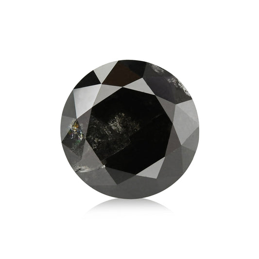 1,50 Karat Fancy Black Brillant-Diamant, GIA-zertifiziert