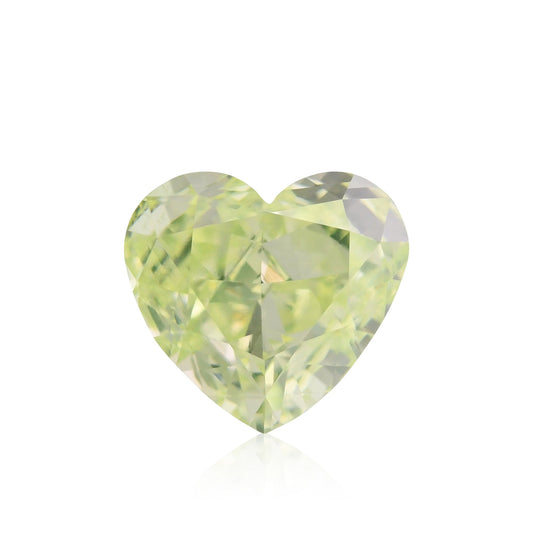 1,00 Karat Fancy Yellow Green Heart Diamant VS1 GIA