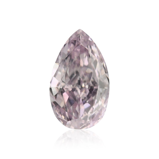 0,30 Karat Fancy Purplish Pink Birnenförmiger Diamant SI1 GIA