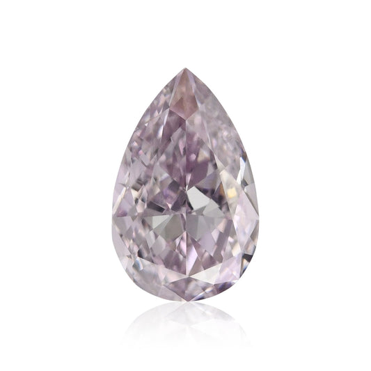 0,42 Karat Fancy Pink Purple Birnenförmiger Diamant VS2 GIA