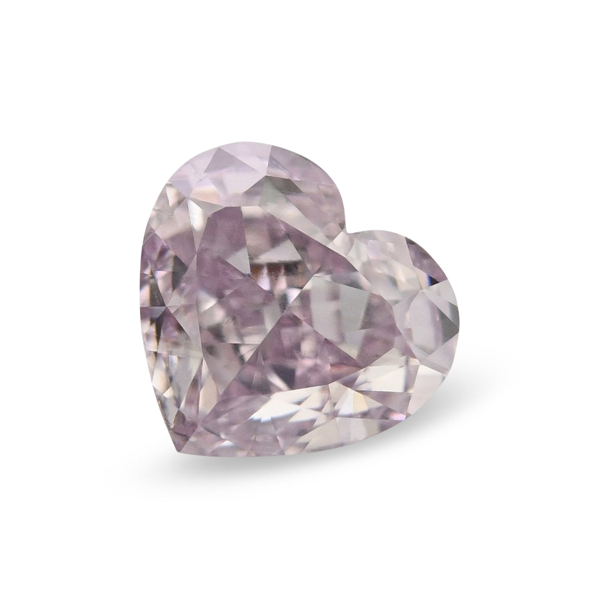 0.51 Carat Fancy Purple Pink Heart Diamond SI1 GIA