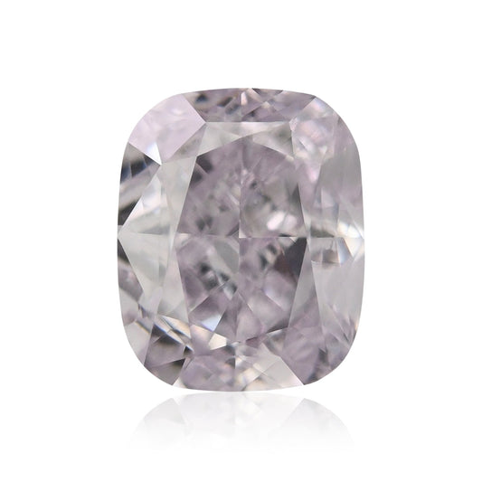 0,50 Karat Fancy Light Pinkish Purple Cushion Diamond VS2 GIA