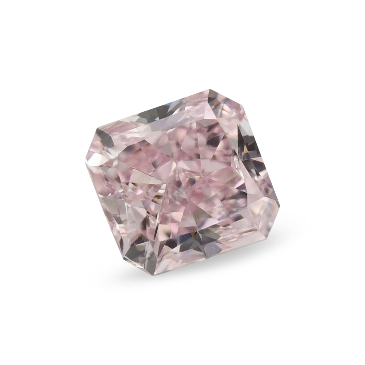 0,50 Karat Fancy Pink Radiant Diamant VS2 GIA
