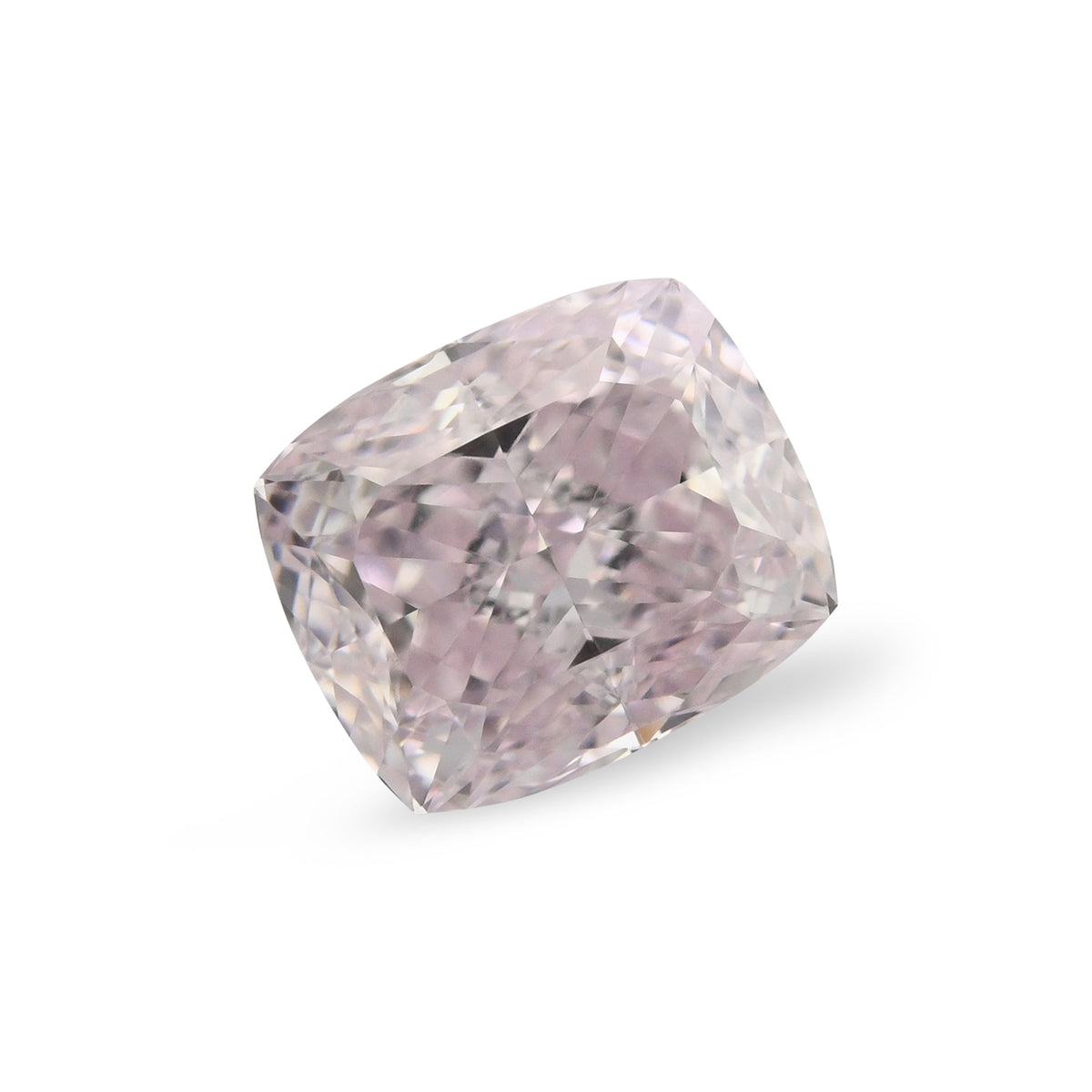 1.02 Carat Fancy Light Purplish Pink Cushion Diamond VS2 GIA