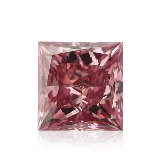 0,20 Karat Fancy Vivid Pink Prinzess-Diamant SI1 GIA