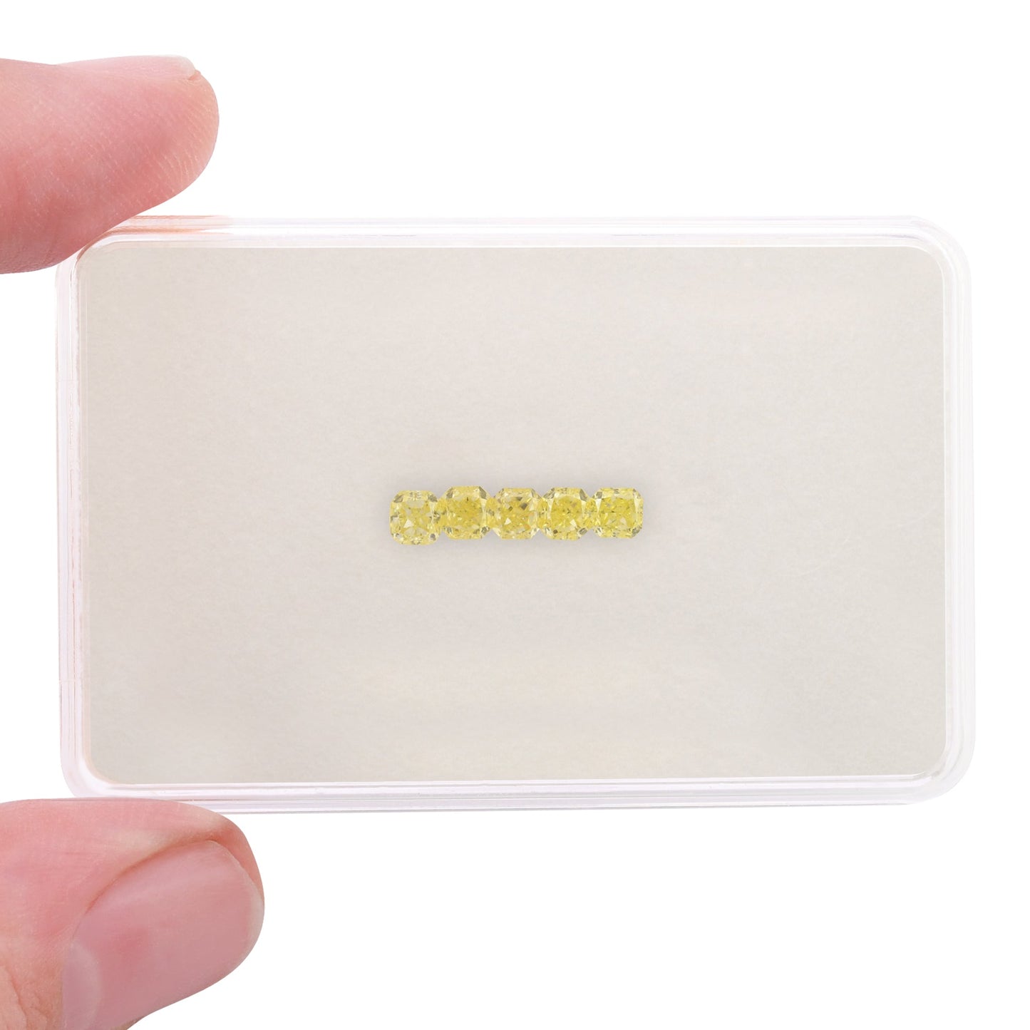 1,05 Karat Fancy Yellow Radiant Diamanten (VS)