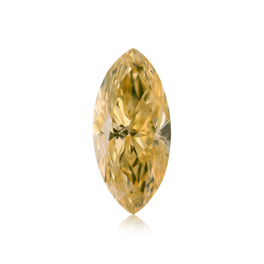 0,46 Karat Fancy Intense Yellow Marquise-Diamant VS1 GIA