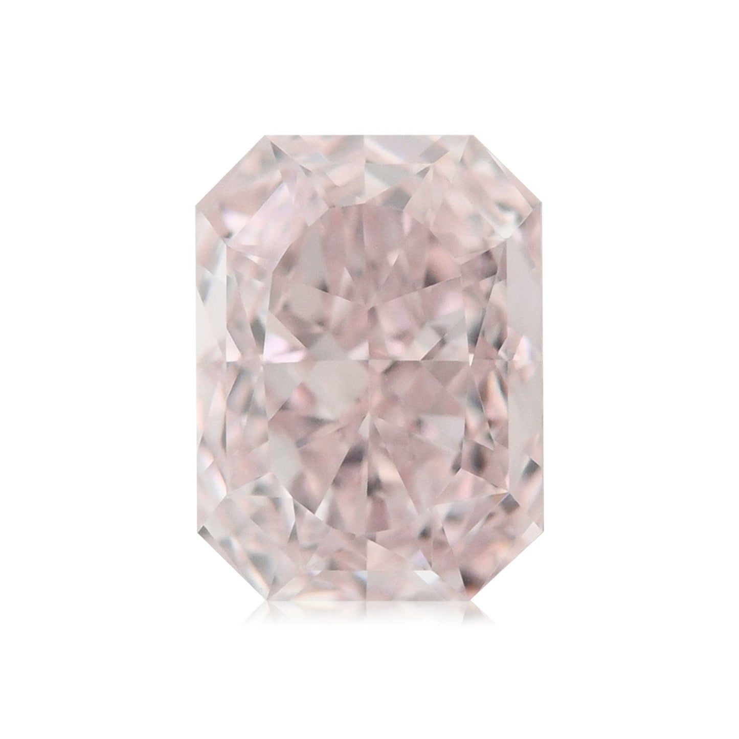 0,66 Karat Fancy Pink Radiant Diamant VS1 GIA