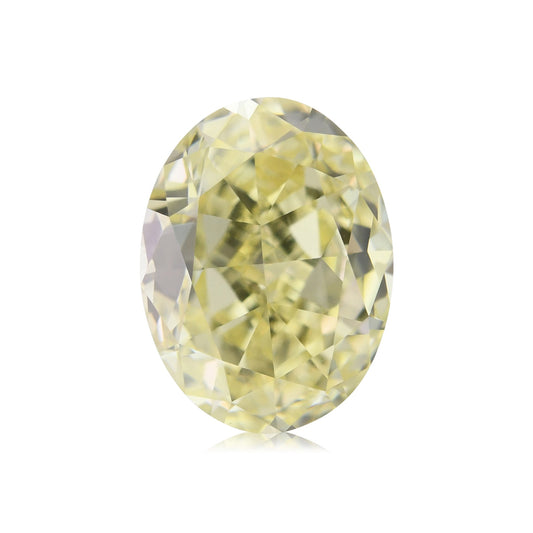 1,15 Karat Fancy Light Yellow Ovaler Diamant VS2 GIA