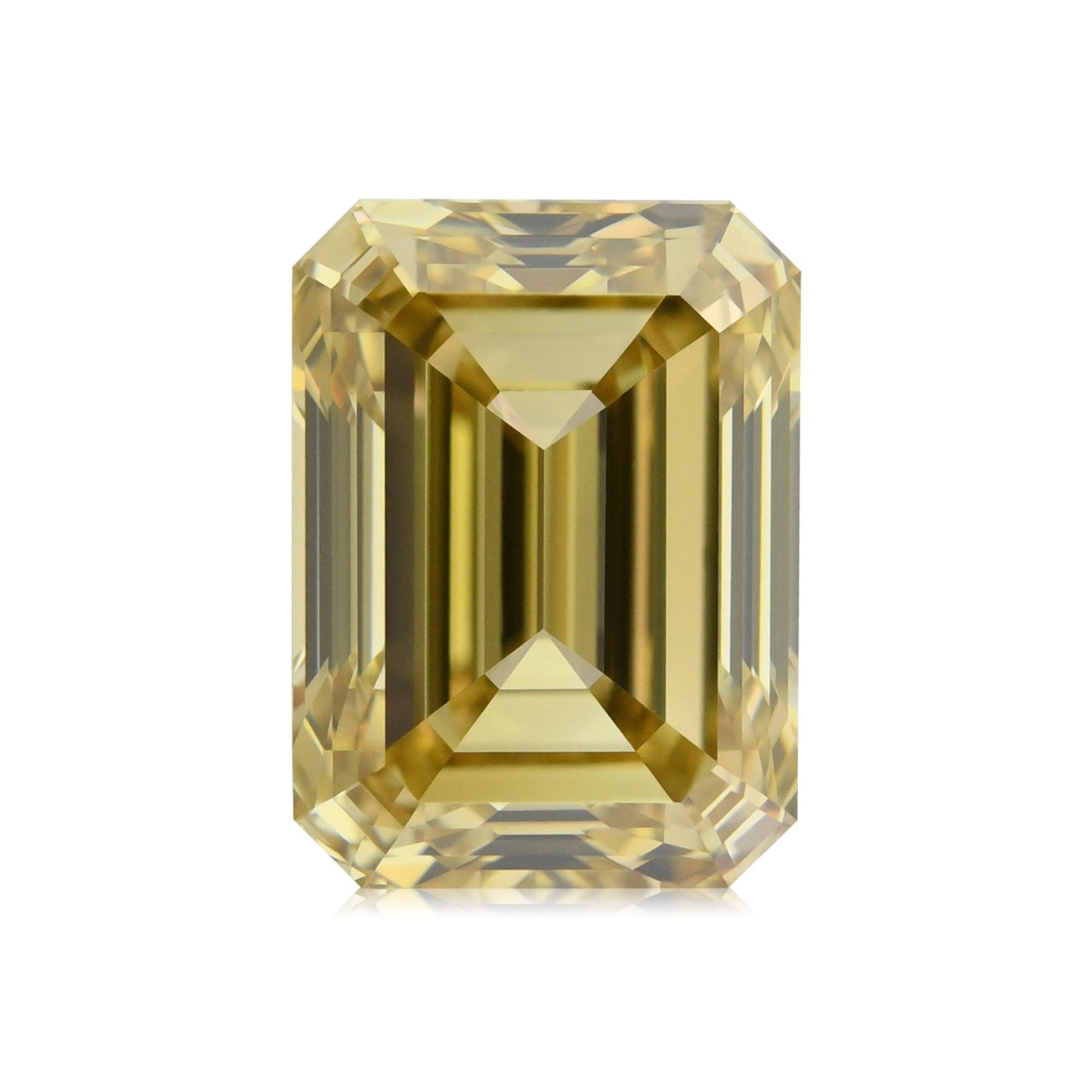 3,54 Karat Fancy Brownish Yellow Emerald Diamond VVS1 GIA