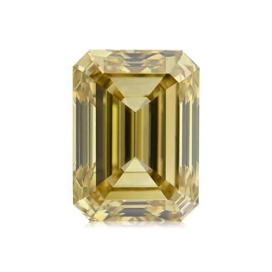 3,54 Karat Fancy Brownish Yellow Emerald Diamond VVS1 GIA