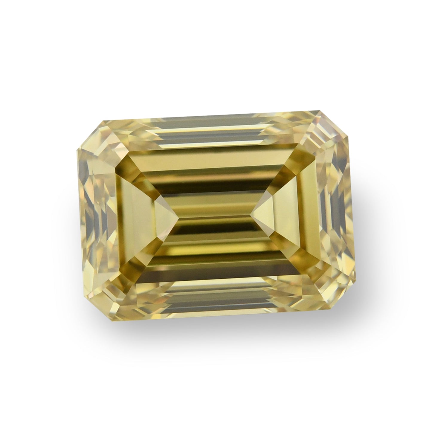 3,54 Karat Fancy Brownish Yellow Emerald Diamond VVS1 GIA